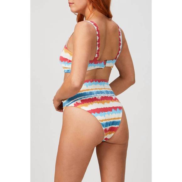 NEW BEACH RIOT sophia top in primary dip dye - Picture 2 of 2